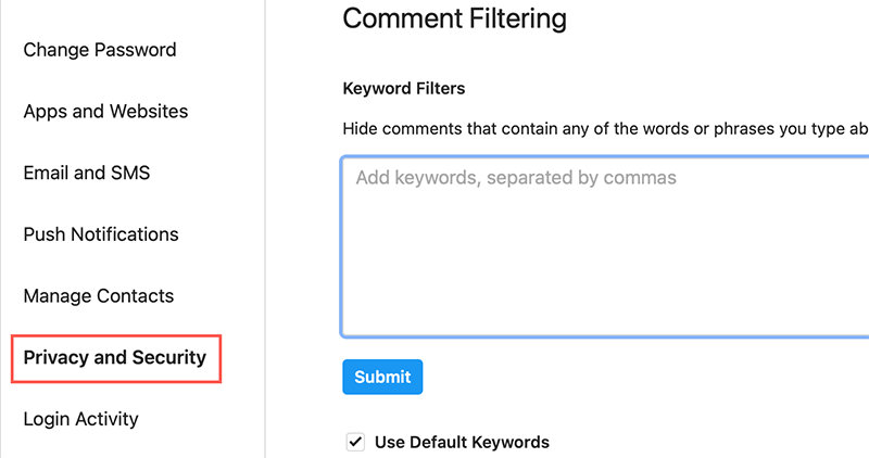 How Instagram Comment Filters Work
