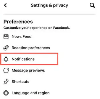 Go to Facebook Settings on your phone