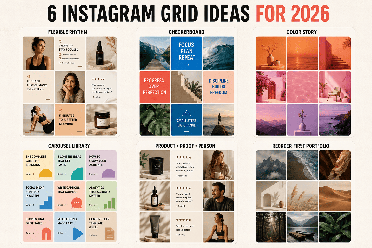 instagram grid ideas